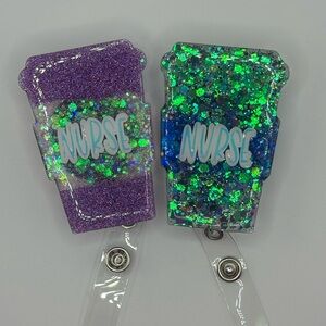 Glitter Badge Reels!!